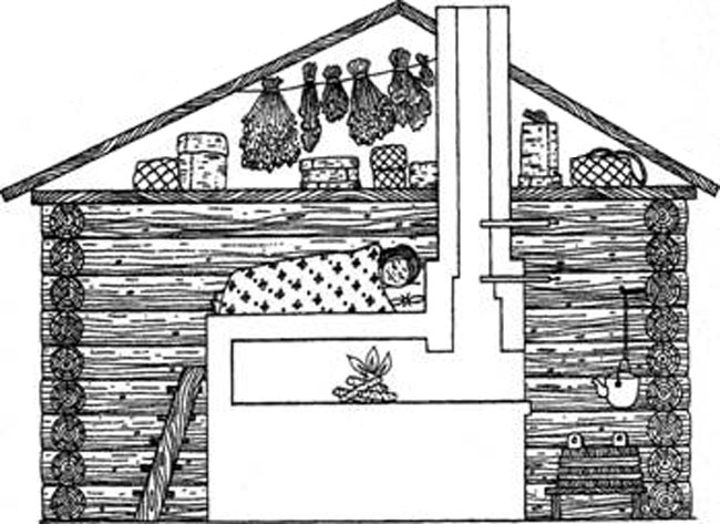 Russian oven-bed 3